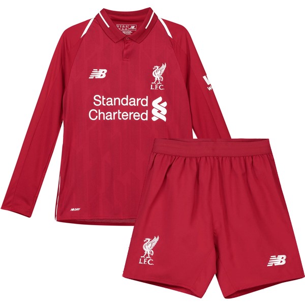 Camiseta Liverpool 1ª ML Niños 2018-2019 Rojo